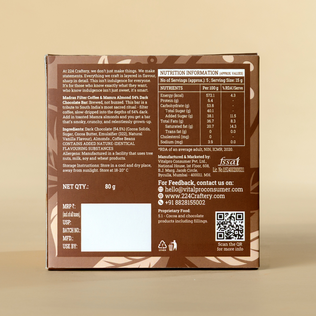 Coffee and Almond Bar