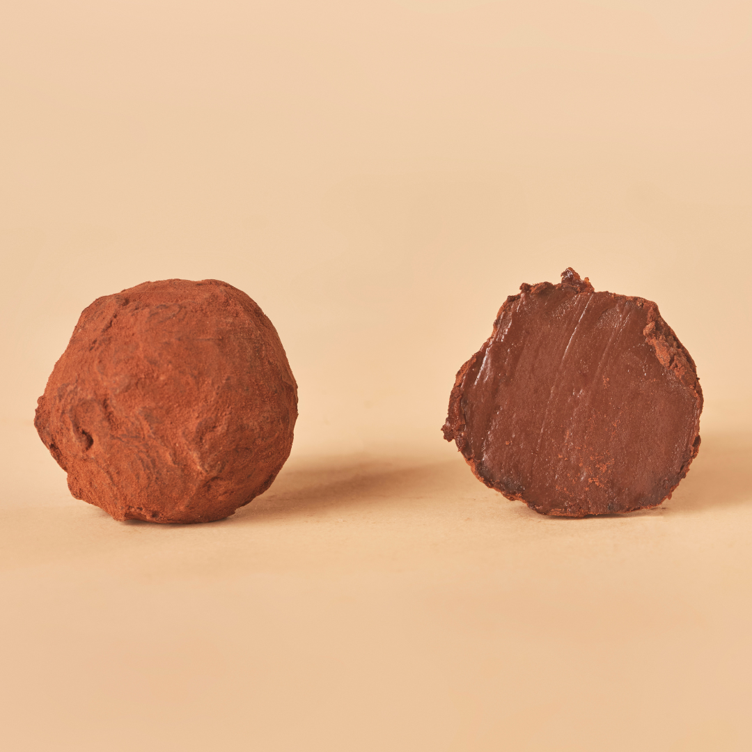 Dark Chocolate and Caramel Truffles