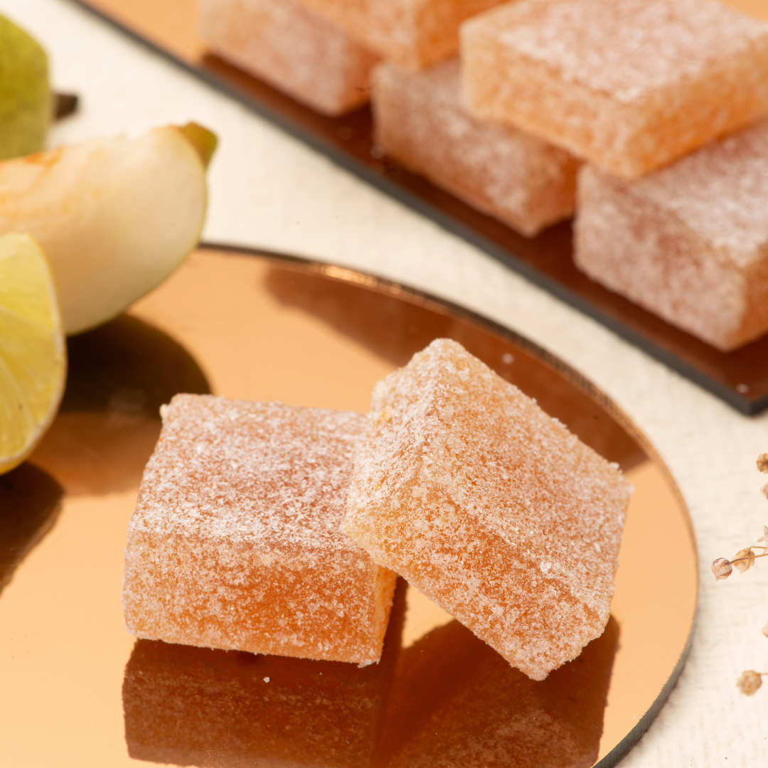 Lemon and Pear Pâte de fruit
