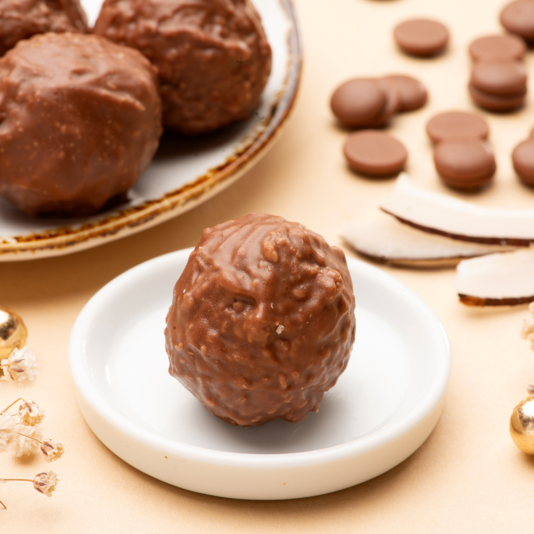 Milk Chocolate and Coconut Truffles